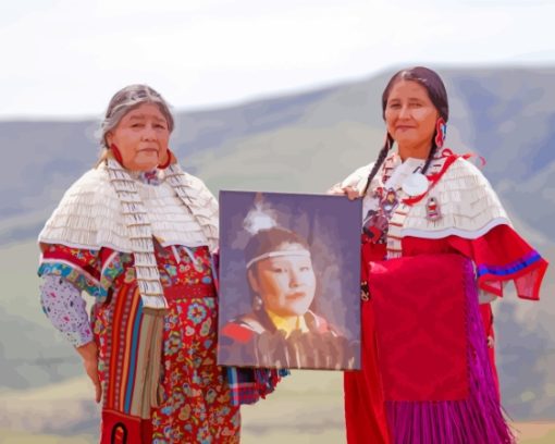 Beautiful Indigenous Ladies Diamond Painting Art