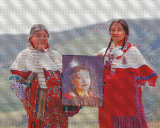 Beautiful Indigenous Ladies Diamond Painting Art