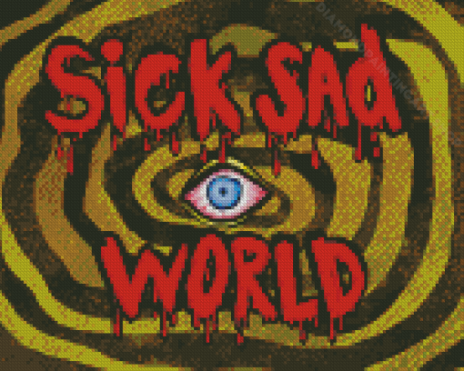 Sad Sick World Diamond Painting Art