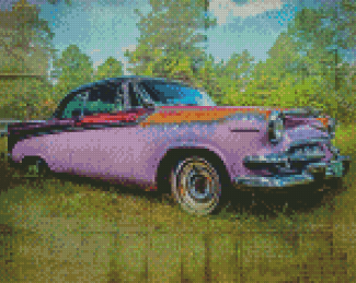 1956 Dodge Art Diamond Painting Art