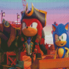 Aesthetic Sonic Prime Diamond Painting Art