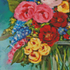 Aesthetic Rose Bouquet Diamond Painting Art