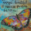 Be The Flawed Butterfly Diamond Painting Art