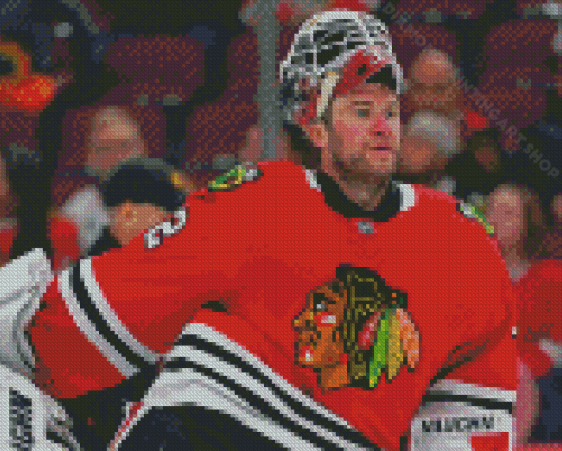 Chicago Blackhawks Player Diamond Painting Art