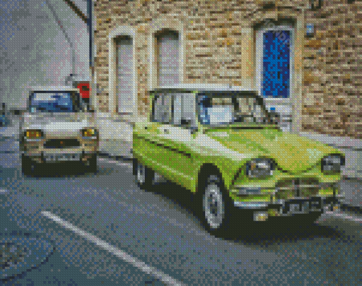 Citroen Ami 8 Cars Diamond Painting Art