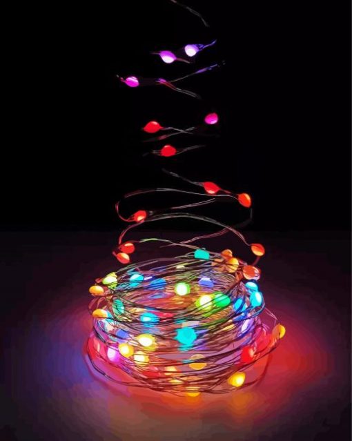 Colorful Novelty Lights Diamond Painting Art