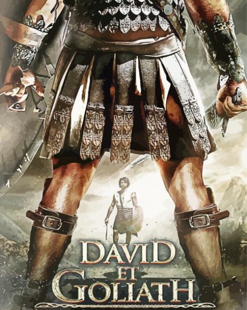 David And Goliath Movie Poster Diamond Painting Art