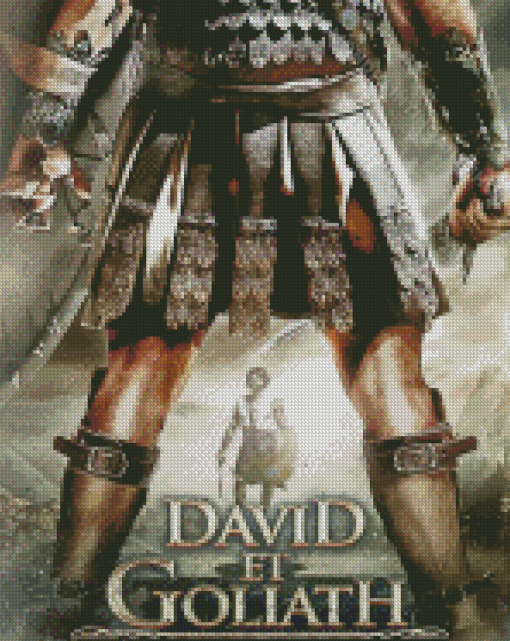 David And Goliath Movie Poster Diamond Painting Art