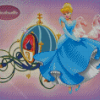 Disney Princess Cinderella Coach Carriage Diamond Painting Art