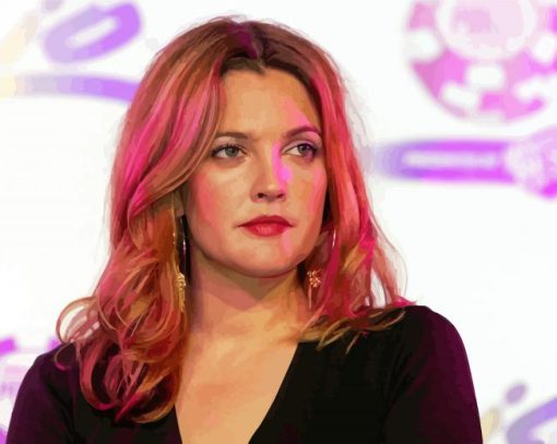 Drew Barrymore Actress Diamond Painting Art