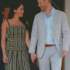 Harry And Meghan Smiling Diamond Painting Art