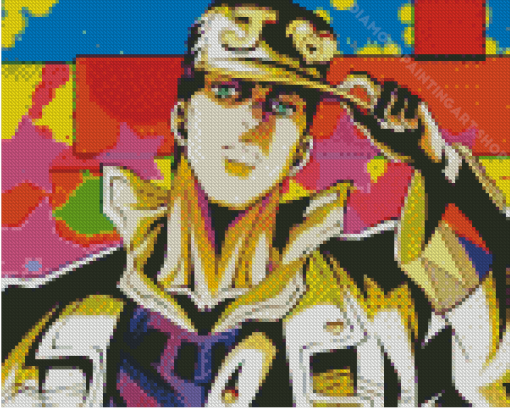 Josuke Higashikata Anime Diamond Painting Art