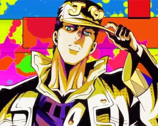 Josuke Higashikata Anime Diamond Painting Art