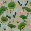 Lotus Cranes Diamond Painting Art