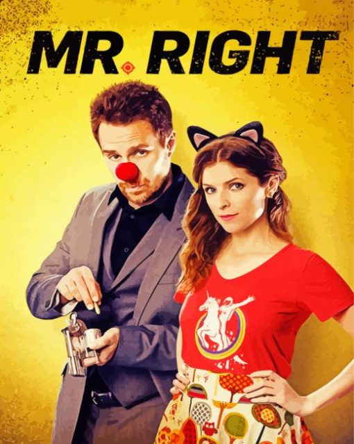 Mr Right Poster Diamond Painting Art