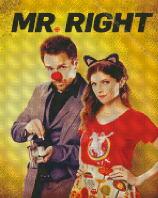 Mr Right Poster Diamond Painting Art