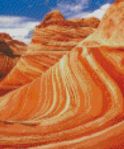 Red Rock Mountains Utah Diamond Painting Art