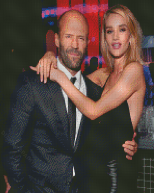 Rosie Huntington And Jason Statham Diamond Painting Art