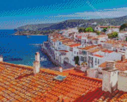 Spain Cadaques Diamond Painting Art