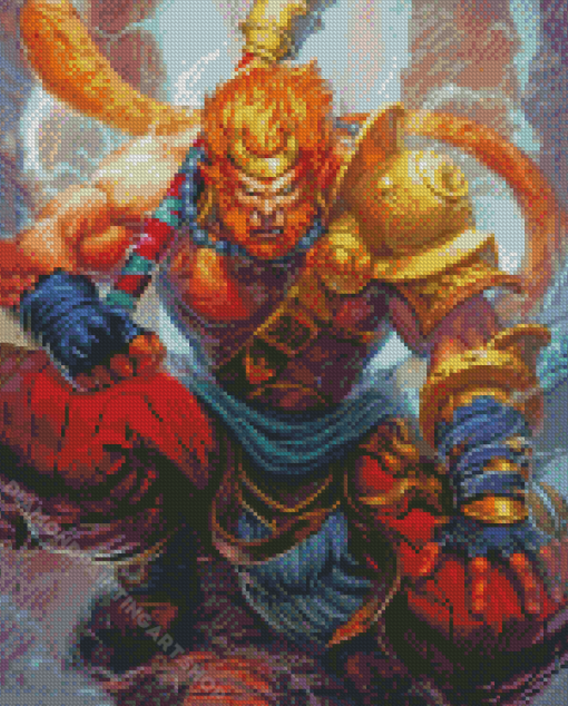 Sun Wukong Diamond Painting Art