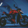 The Ducati Streetfighter Motorcycle Diamond Painting Art