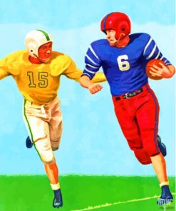 Vintage 1959 Football Diamond Painting Art