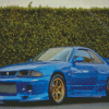 Blue Skyline Gtr Diamond Painting Art