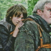 Bran And Hodor Diamond Painting Art