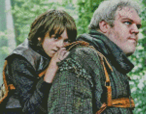 Bran And Hodor Diamond Painting Art