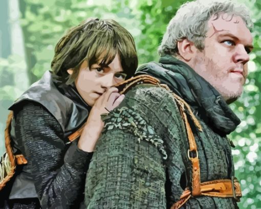 Bran And Hodor Diamond Painting Art