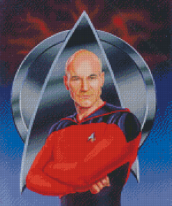 Cool Captain Picard Art Diamond Painting Art