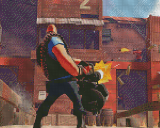 Cool Team Fortress Diamond Painting Art