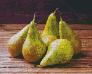 Green Pears Diamond Painting Art