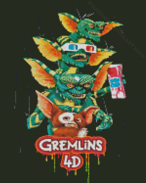 Gremlins Art Diamond Painting Art