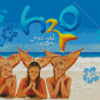 H2o Mermaids Poster Diamond Painting Art
