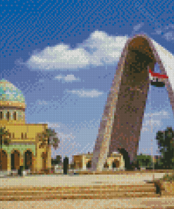 Iraq Monuments Diamond Painting Art