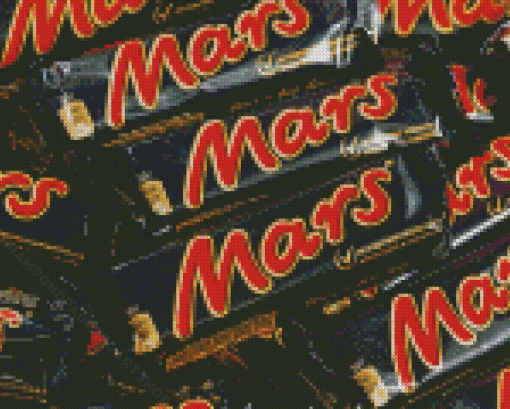 Mars Bar Diamond Painting Art