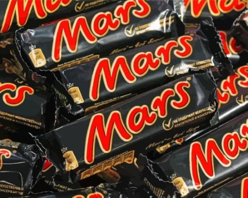 Mars Bar Diamond Painting Art