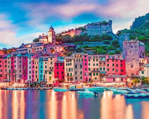 Porto Venere Italy Diamond Painting Art