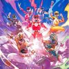 Power Rangers Mighty Morphin Diamond Painting Art
