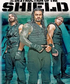 The Shield WWE Poster Diamond Painting Art