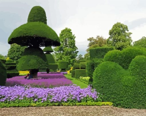 Topiary Trees Diamond Painting Art