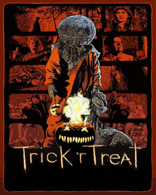 Trick R Treat Poster Art Diamond Painting Art