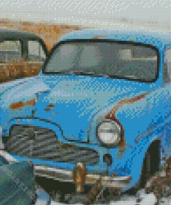Vintage Ford Zephyr Diamond Painting Art