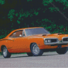 1970 Super Bee Orange Diamond Painting Art