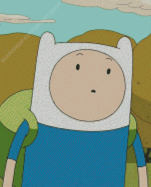 Adventure Time Finn Diamond Painting Art