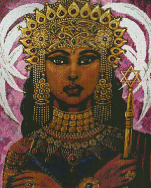 African Queen Diamond Painting Art