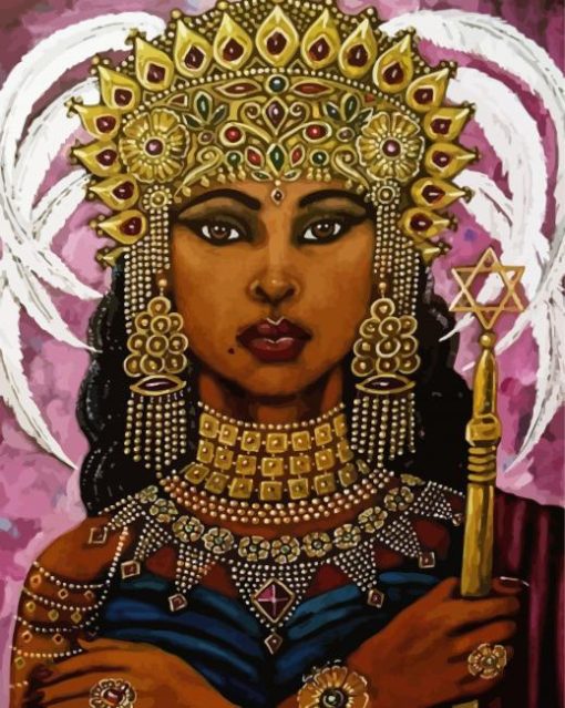 African Queen Diamond Painting Art