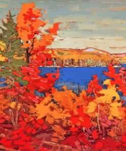 Autumn Foliage Tom Thomson Diamond Painting Art