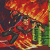 Captain Scarlet Art Diamond Painting Art